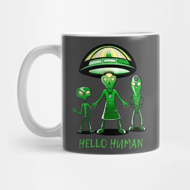 Hello Human, Friendly Aliens by micho2591